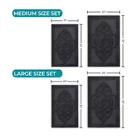 SUPERIOR® Myra 2-Pc Medallion Bath Rug