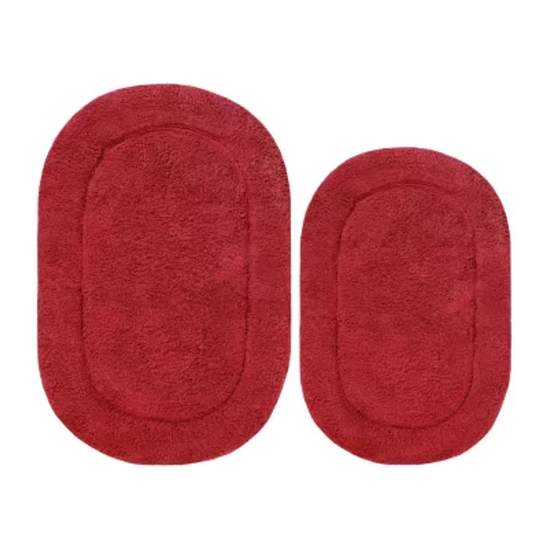SUPERIOR® Oval Cotton 2-Pc Bath Rug