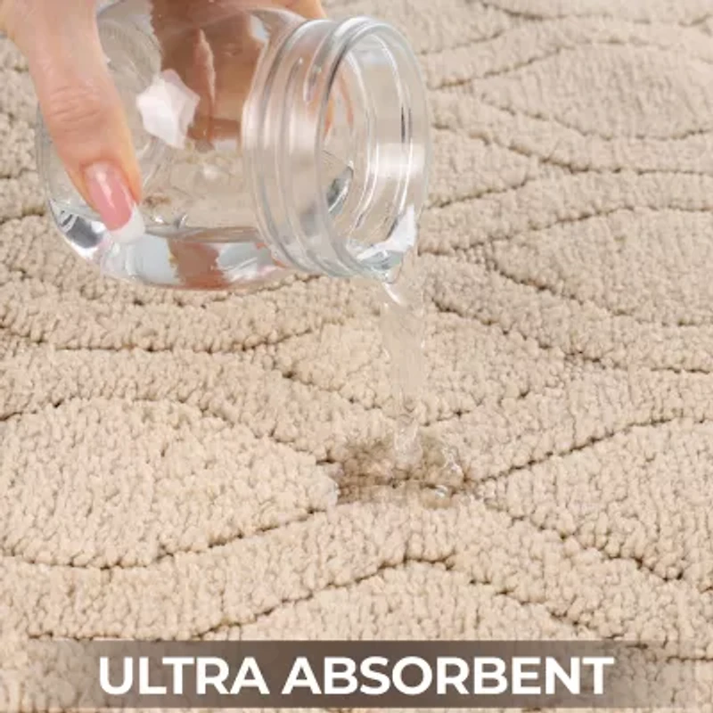 SUPERIOR® Brou 2-Pc Diamond Lattice Bath Rug