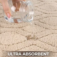 SUPERIOR® Brou 2-Pc Diamond Lattice Bath Rug