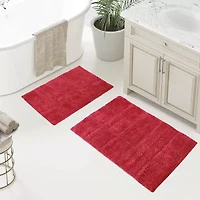 SUPERIOR® Cotton Checkers 2-Pc Bath Rug