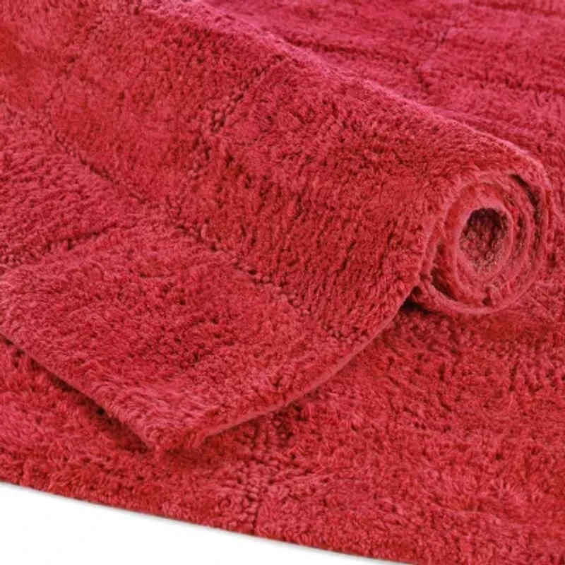 SUPERIOR® Cotton Checkers 2-Pc Bath Rug