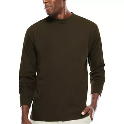 Smiths Workwear Mens Crew Neck Long Sleeve T-Shirt