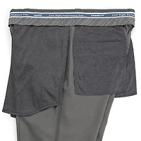 Haggar Cool Right Performance Flex Mens Comfort Waistband Straight Fit Flat Front Pant