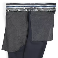 Haggar Cool Right Performance Flex Mens Comfort Waistband Slim Fit Flat Front Pant