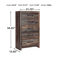 Signature Design by Ashley® Drystan Bedroom Collection 5-Drawer Chest