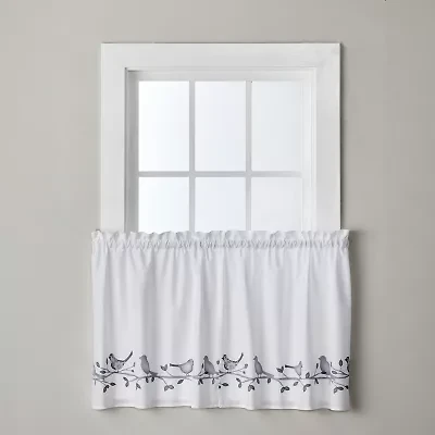 Saturday Knight Birds On Branch 2-pc. Rod Pocket Window Tier
