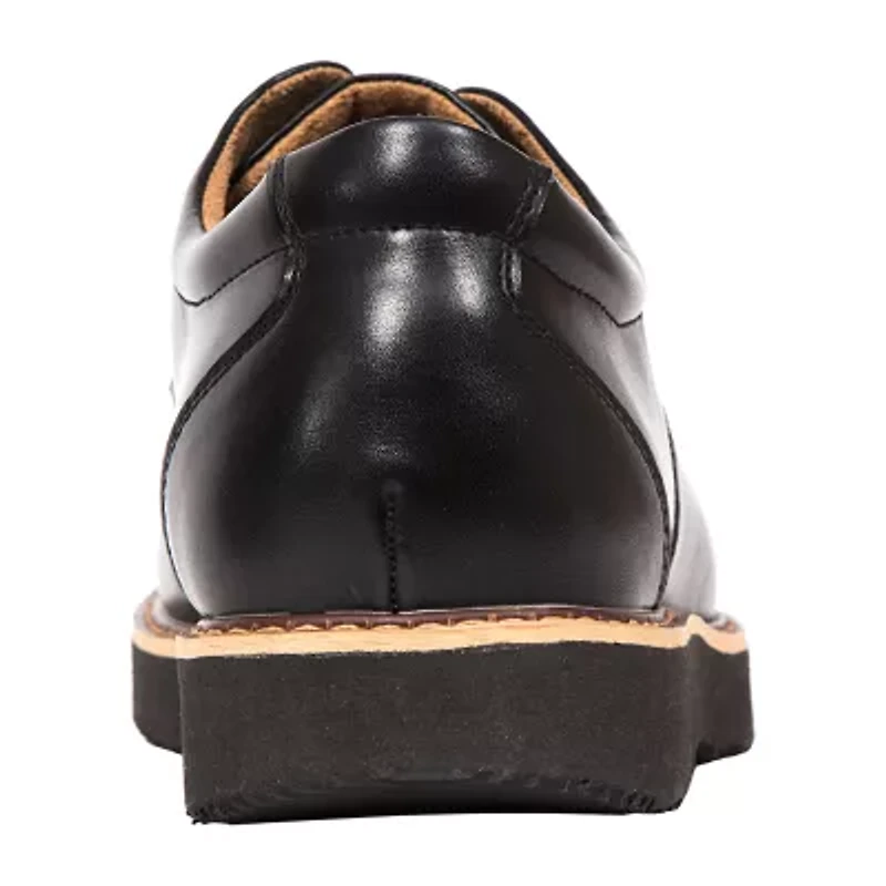 Deer Stags Walkmaster Mens Round Closed Toe Oxford Shoes