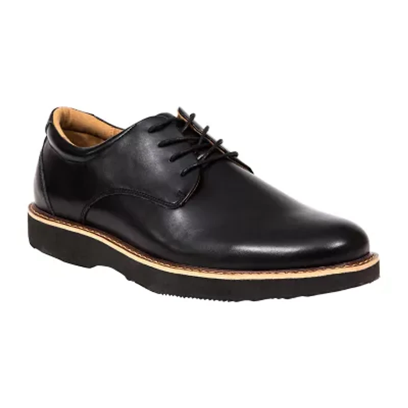 Deer Stags Walkmaster Mens Round Closed Toe Oxford Shoes