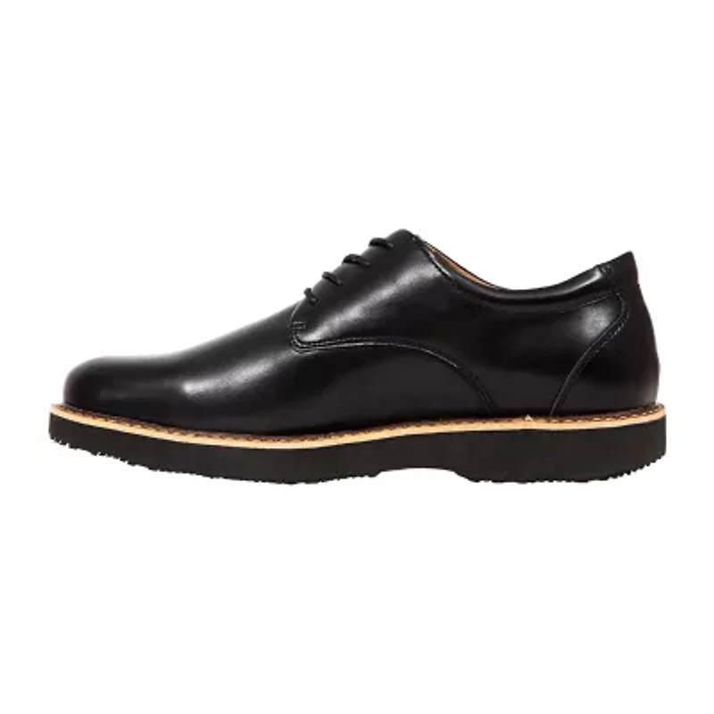 Deer Stags Walkmaster Mens Round Closed Toe Oxford Shoes