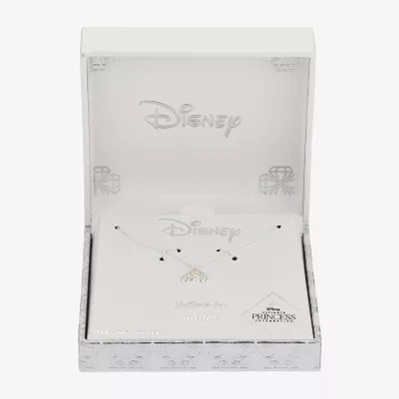 Disney Classics Womens Sterling Silver 16 Inch Pendant Necklace
