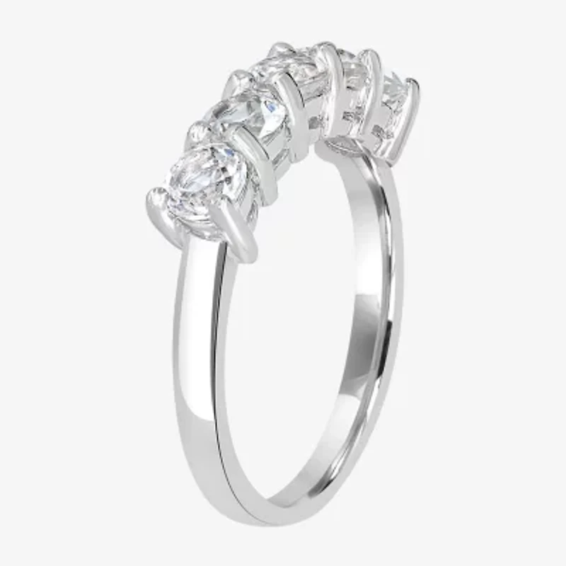 Silver Treasures Genuine Stone Sterling Band