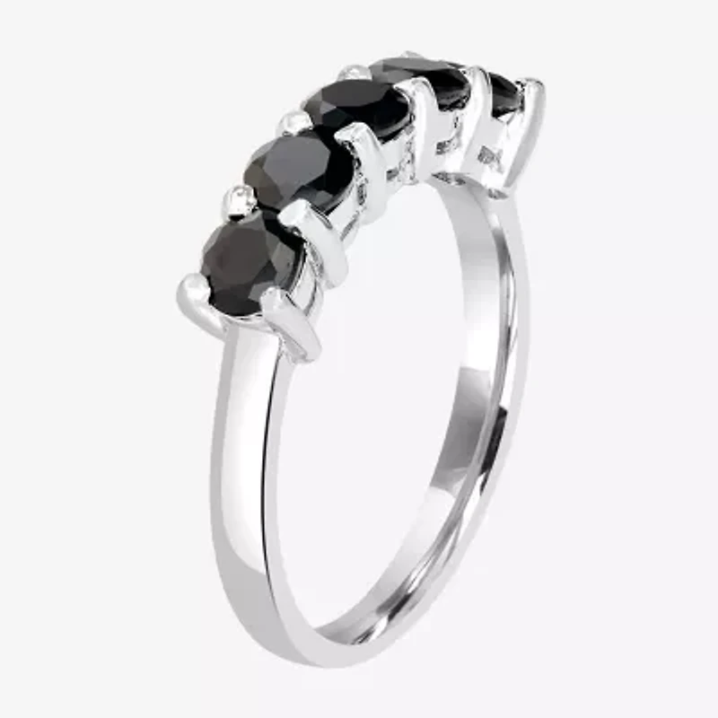 Silver Treasures Genuine Stone Sterling Band