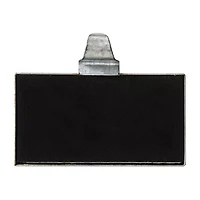Glitzhome 7" Galvanized House Christmas Stocking Holder - Set of 3