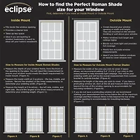 Eclipse Carlton Energy Saving Cordless Blackout Roman Shade