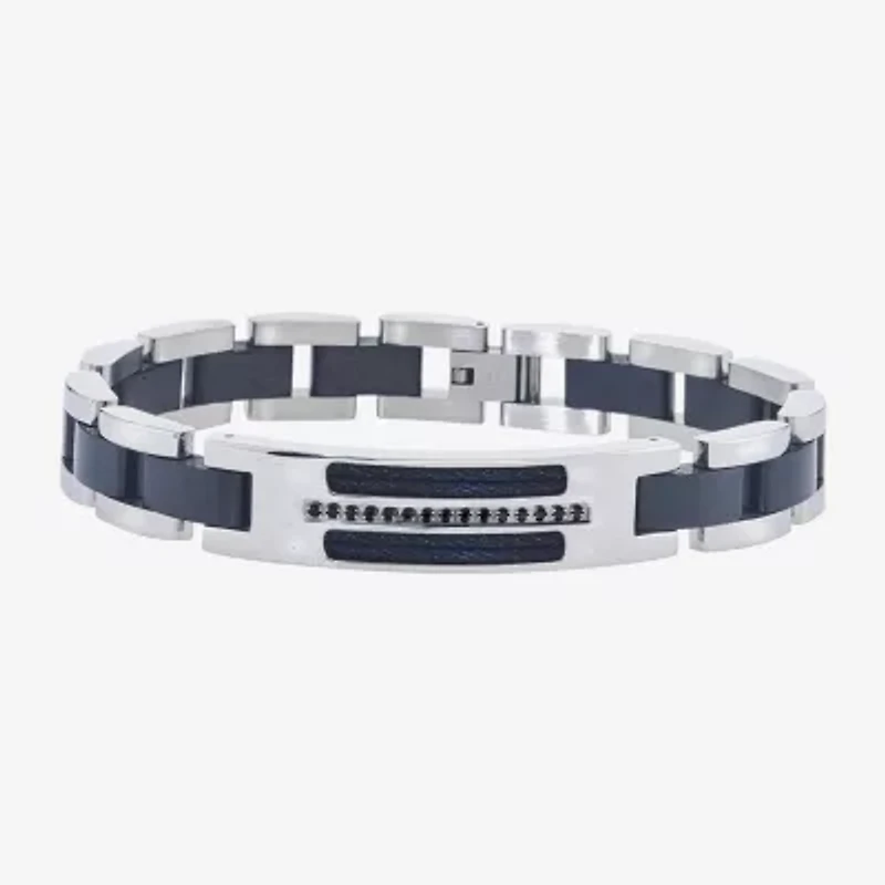 Mens Stainless Steel Link Bracelet