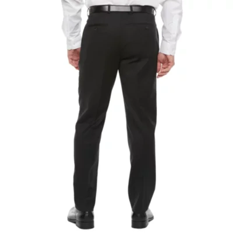 Stafford Coolmax All Season Mens Slim Fit Flat Front Suit Pant