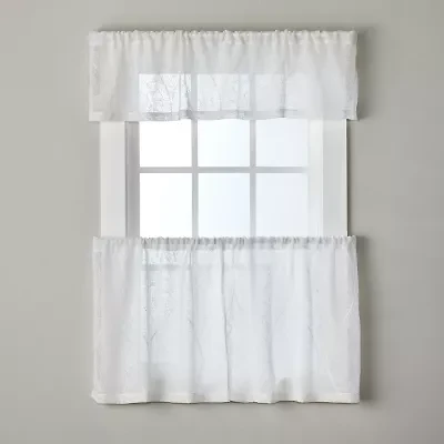 Saturday Knight Isabella Lace 2-pc. Rod Pocket Window Tier