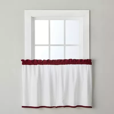 Saturday Knight Marrisa 2-pc. Rod Pocket Window Tier