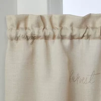 Saturday Knight Autumn Pumpkins Rod Pocket Tailored Valance