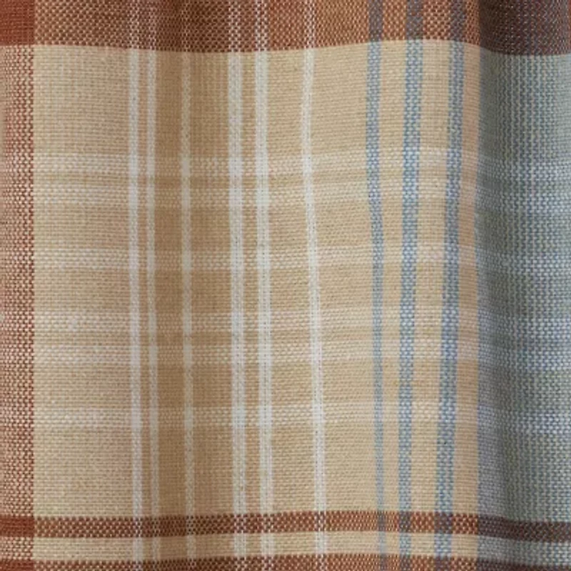 Saturday Knight Amber Plaid Rod Pocket Tailored Valance