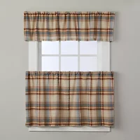 Saturday Knight Amber Plaid Rod Pocket Tailored Valance