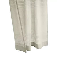 Lindsey Rod Pocket Back Tab Light-Filtering Single Curtain Panel