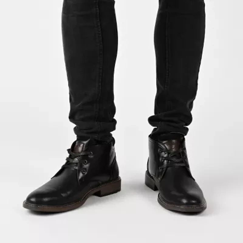 Vance Co Mens Vaughn Flat Heel Chukka Boots