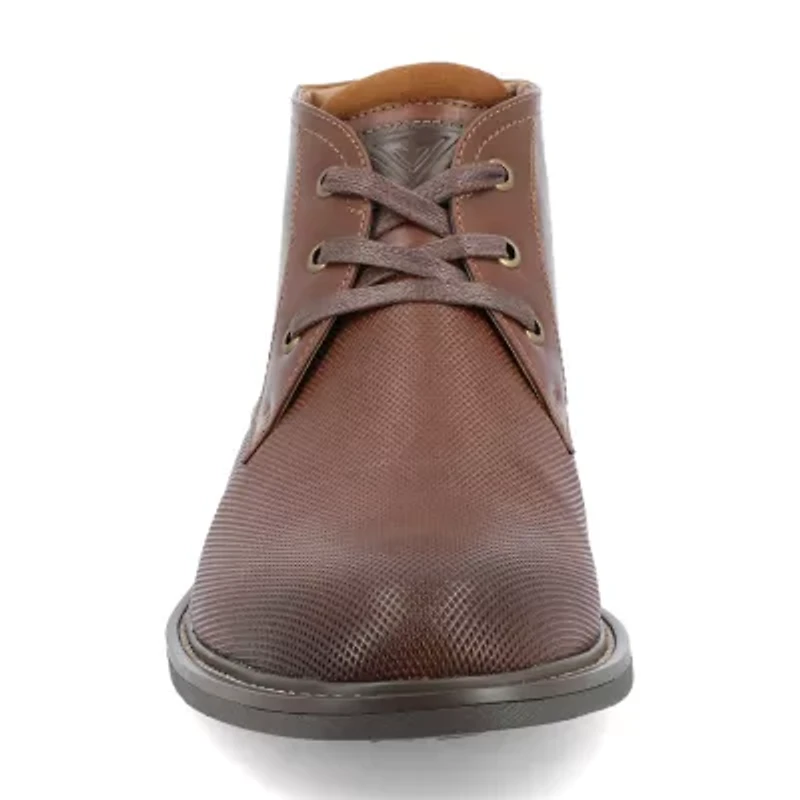 Vance Co Mens Vaughn Flat Heel Chukka Boots