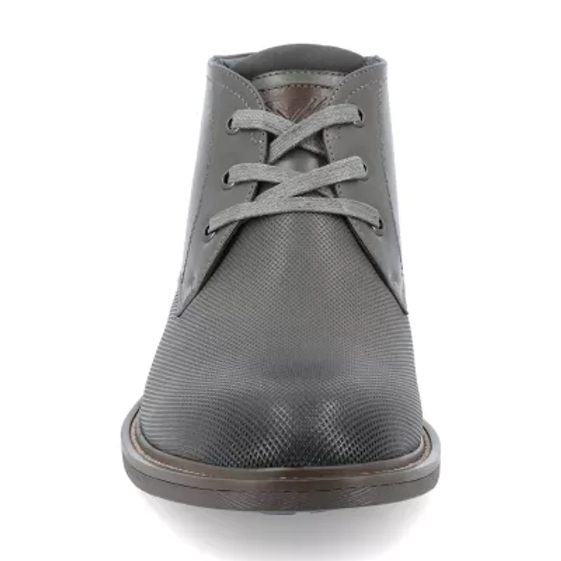 Vance Co Mens Vaughn Flat Heel Chukka Boots