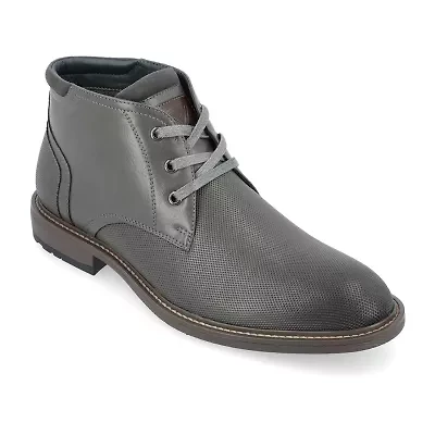 Vance Co Mens Vaughn Flat Heel Chukka Boots
