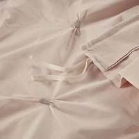 Ink+Ivy Masie 3 Piece Embroidered Cotton Duvet Cover Set