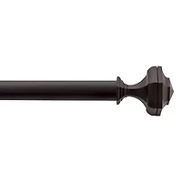 Deco Window Hexagon Roman 1 IN Curtain Rod
