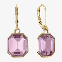 Monet Jewelry Womens Blue Drop Earrings