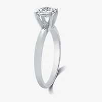 1 CT. T.W. Natural Diamond Round Solitaire Bridal Set 10K Gold