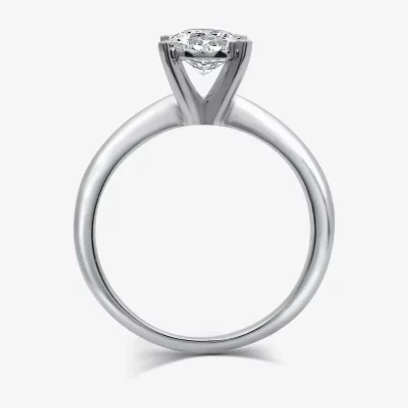 (H-I / I1) Round 1 1/2 CT. T.W. Lab Grown Diamond Bridal Set 10K or 14K Gold