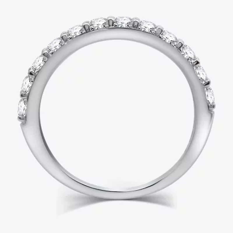 (H-I / I1) Round 1 1/2 CT. T.W. Lab Grown Diamond Bridal Set 10K or 14K Gold