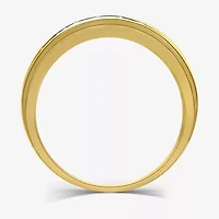 (H-I / I1) 1 CT. T.W. Lab Grown White Diamond 10K Gold Wedding Band