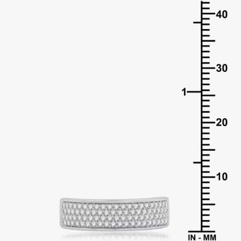 Womens 1/2 CT. T.W. Natural White Diamond 10K Gold Anniversary Wedding Band