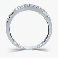 Womens 1/2 CT. T.W. Natural White Diamond 10K Gold Anniversary Wedding Band