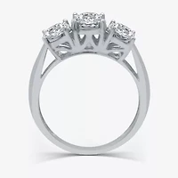 Love Lives Forever 1 CT.T.W. Natural Diamond 3-Stone Engagement Ring 10K or 14K Gold