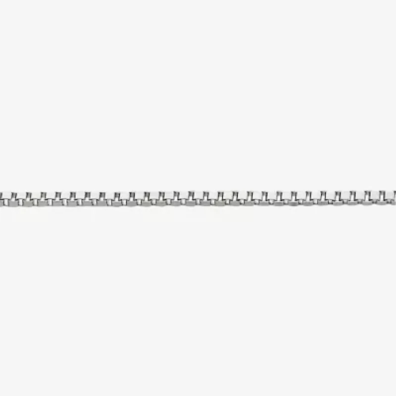 Womens 14K Gold 16 Inch Box Chain Necklace