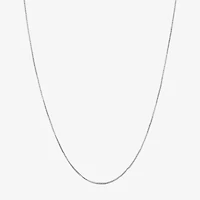 Womens 14K Gold 16 Inch Box Chain Necklace