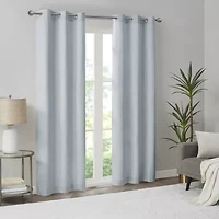 Madison Park Colm Grommet Top Energy Saving Blackout Set of 2 Curtain Panel