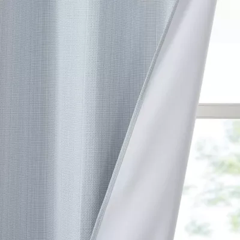 Madison Park Colm Grommet Top Energy Saving Blackout Set of 2 Curtain Panel