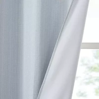 Madison Park Colm Grommet Top Energy Saving Blackout Set of 2 Curtain Panel