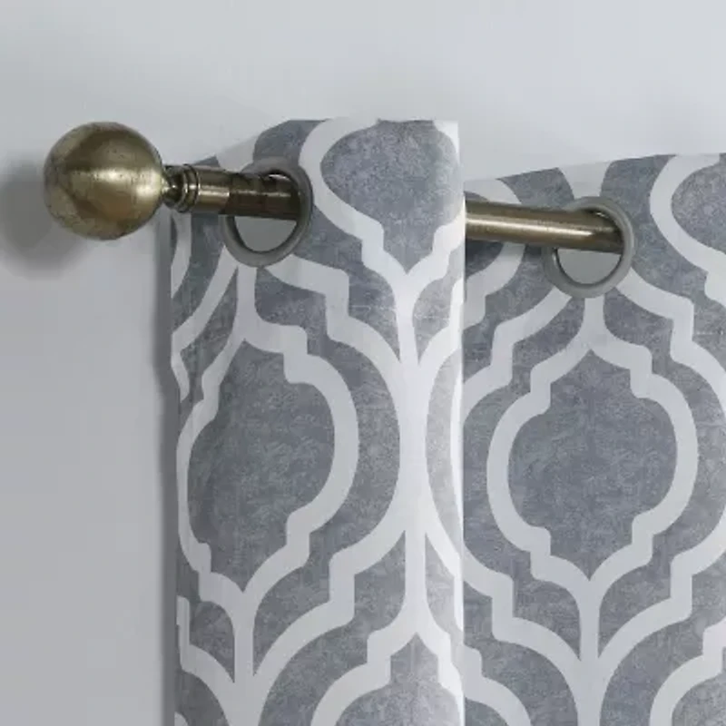 Sun Zero Eldon Grommet Top Blackout Single Curtain Panel