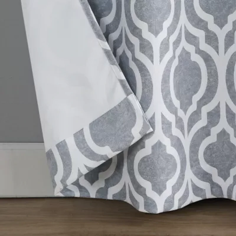 Sun Zero Eldon Grommet Top Blackout Single Curtain Panel