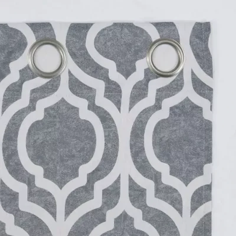 Sun Zero Eldon Grommet Top Blackout Single Curtain Panel