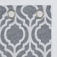 Sun Zero Eldon Grommet Top Blackout Single Curtain Panel